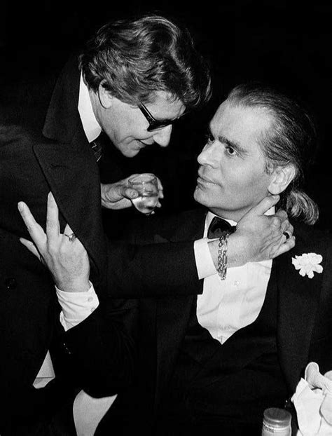 yves saint laurent and karl lagerfeld|yves saint laurent lover.